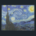 Bloco De Notas A Noite Estrelada de Van Gogh<br><div class="desc">Por favor,  visite minha loja para obter design mais interessante e mais opções de cores. => zazzle.com/iwheels*</div>