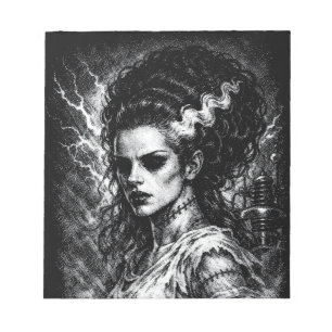 Bloco De Notas A Noiva de Frankenstein — Ressuscitada por BurnsNo