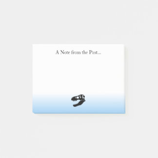 Bloco De Notas A Note from the Past- T. rex Dinosaur Post-its