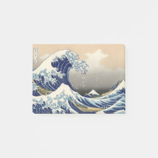 Bloco De Notas A onda do Excelente de Kanagawa Hokusai