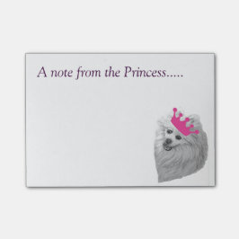 Bloco De Notas A princesa Pomeranian nota trabalhos artísticos
