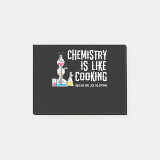 Bloco De Notas A química é como o cozimento apenas não lambe a
