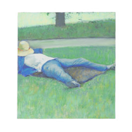 Bloco De Notas A Sesta (por Gustave Caillebotte)