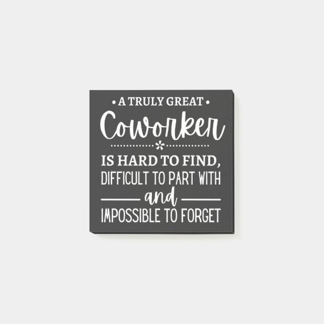 Bloco De Notas A Truly Great Coworker (Frente)