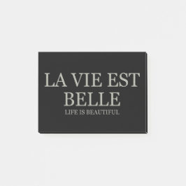 Bloco De Notas A vida é bonita - luz