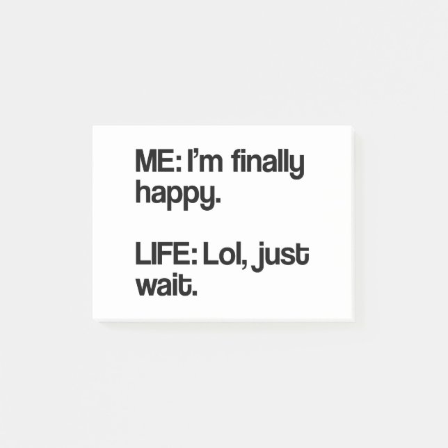 Bloco De Notas A vida suga (Frente)