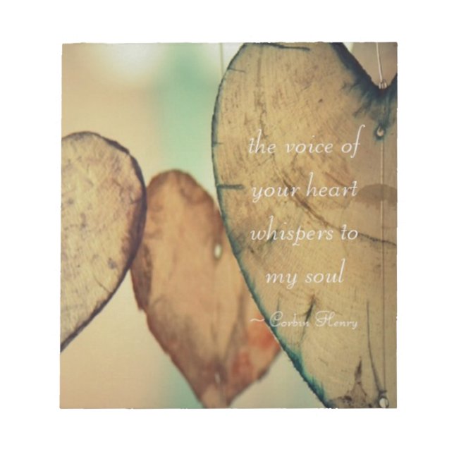 Bloco De Notas A Voz Dos Seus Sussurros Para A Minha Alma (Frente)