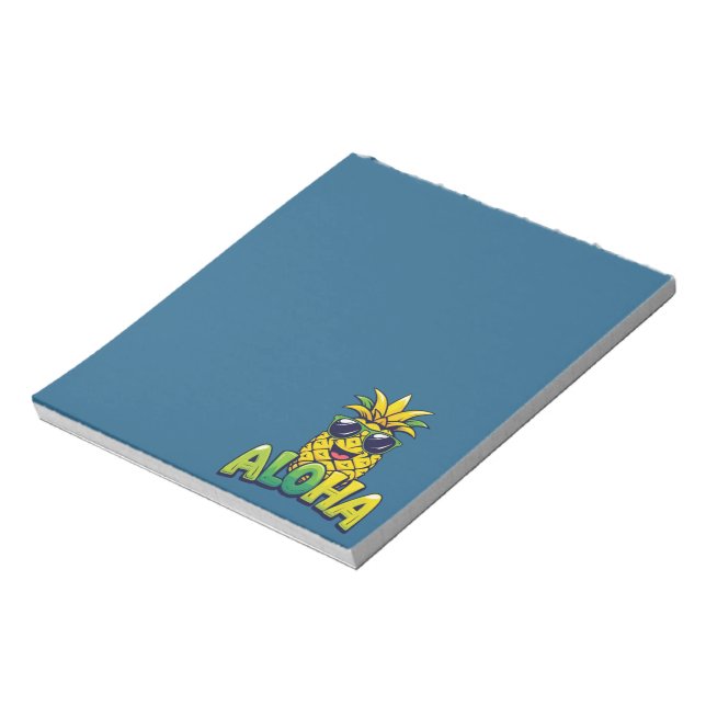 Bloco De Notas Abacaxi-Cinto-Tropical Aloha Notepad (Invertido)
