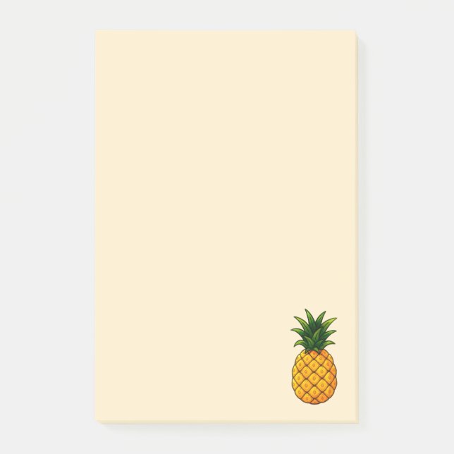Bloco De Notas Abacaxi - Coleção de Frutas - (Frente)