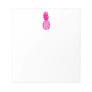 Bloco De Notas Abacaxi cor-de-rosa