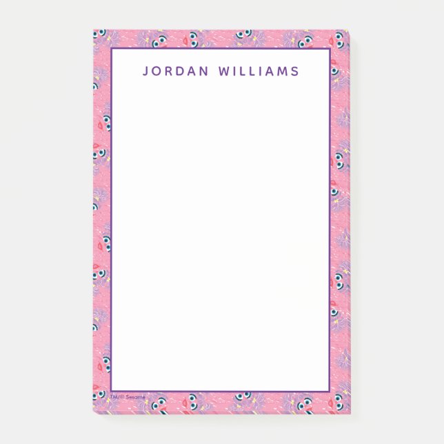 Bloco De Notas Abby Cadabby Pele Cara Padrão (Frente)