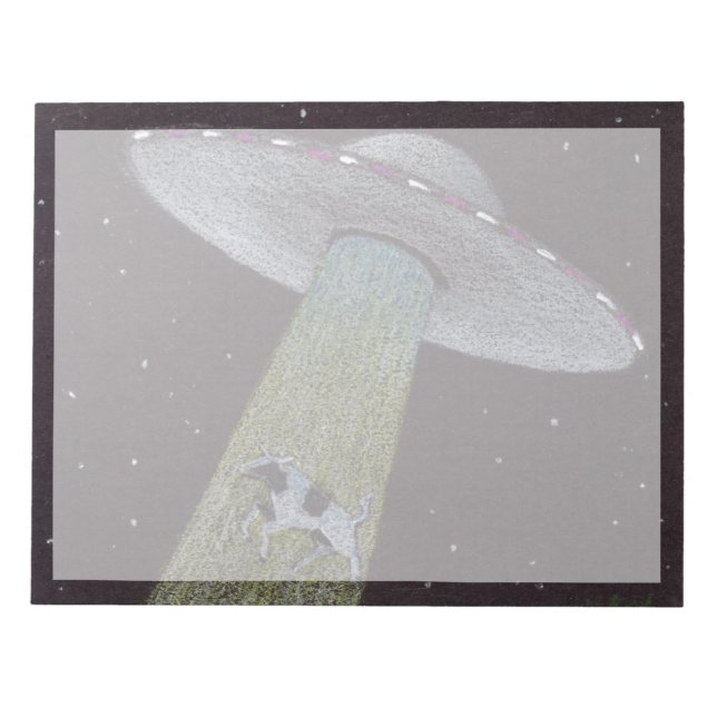 Bloco De Notas Abdução de alienígenas (Frente)