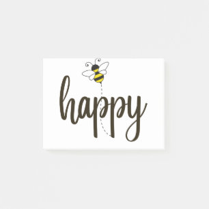 Bloco De Notas abelha feliz