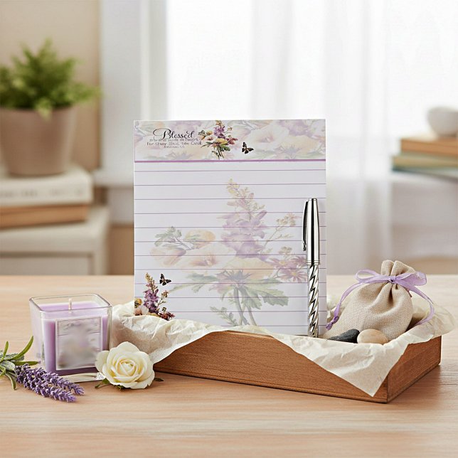 Bloco De Notas Abençoados são os puros de coração (Criador carregado)