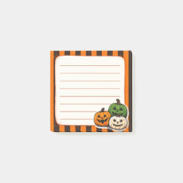 Bloco De Notas Abóboras de Halloween