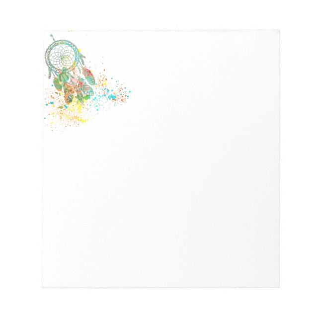 Bloco De Notas Aborrecador de sonhos respingado (Frente)