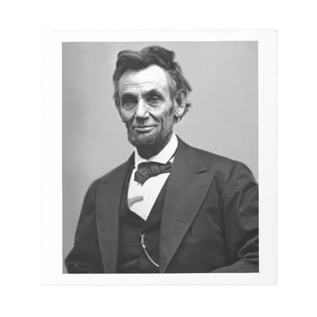 Bloco De Notas Abraham Lincoln (Frente)