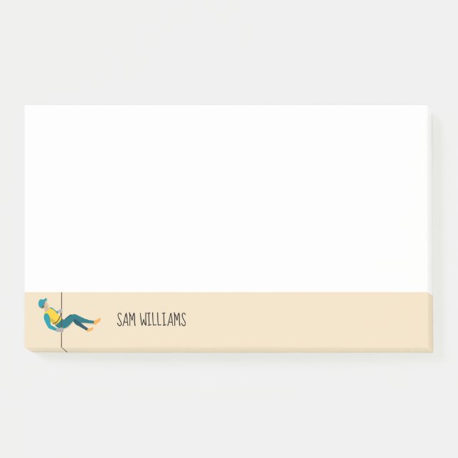 Bloco De Notas Abseiling (Frente)