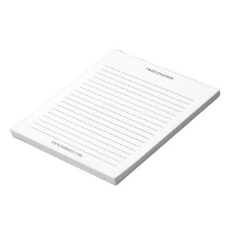 Bloco De Notas Abstract Border Personalized Name Notepad