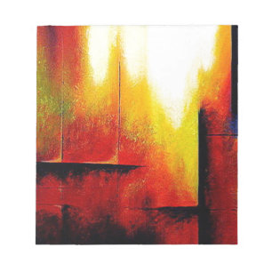 Bloco De Notas Abstract Painting by Hizli