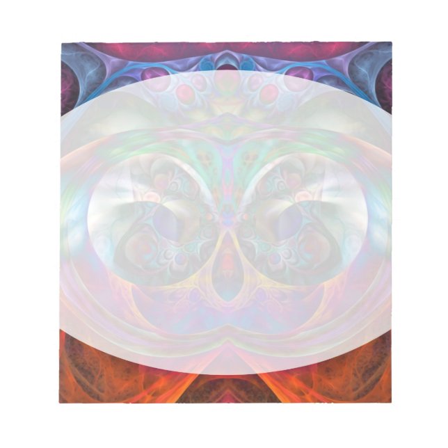 Bloco De Notas Abstrato Apófise - Coruja I (Frente)