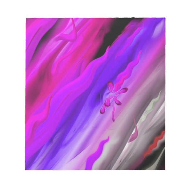 Bloco De Notas Abstrato aquarelle (Frente)