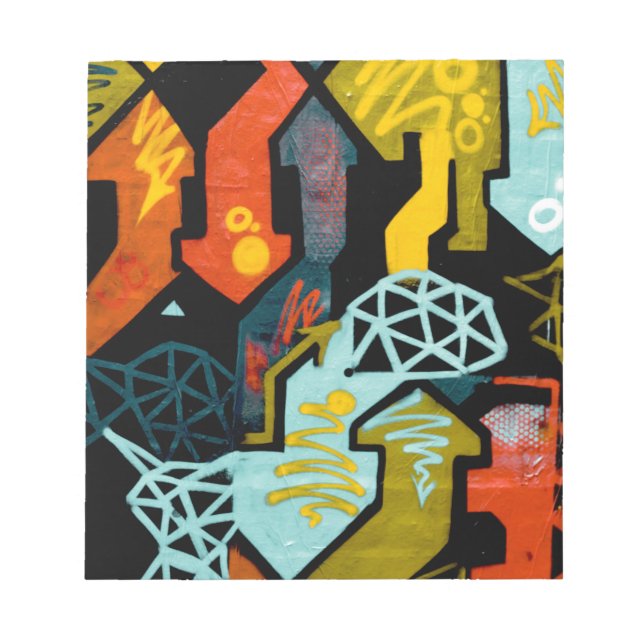 Bloco De Notas Abstrato Art of Arrows (Frente)