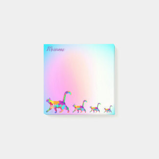 Bloco De Notas Abstrato de Arte Colorida Personalizada Moderna