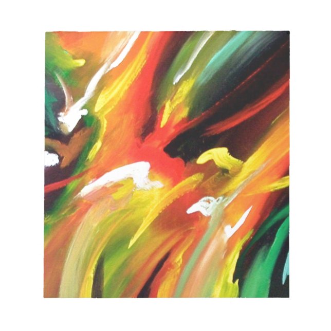 Bloco De Notas Abstrato Expressionismo (Frente)