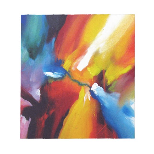 Bloco De Notas Abstrato Expressionismo (Frente)