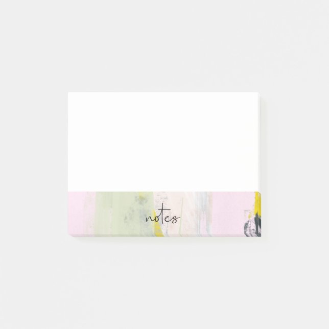Bloco De Notas Abstrato Moderno Colorida (Frente)