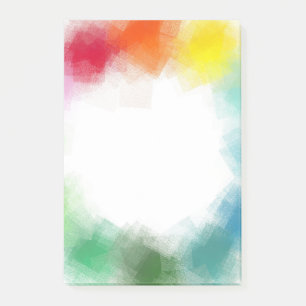 Bloco De Notas Abstrato moderno personalizado Arco arco-íris Mode
