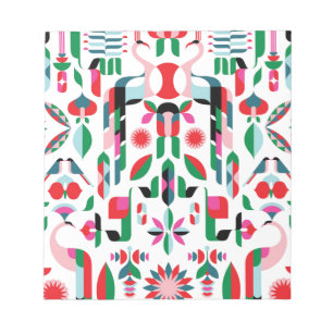 Bloco De Notas Abstrato Peacock