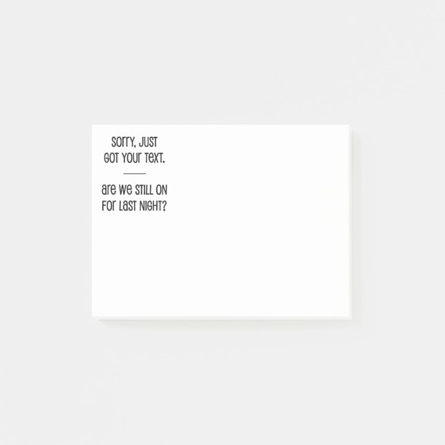 Bloco De Notas Acabei De Receber Seu Texto (Frente)