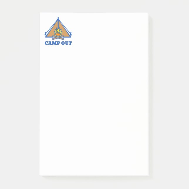 Bloco De Notas Acampamento (Frente)