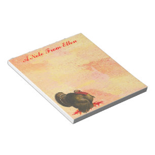 Bloco De Notas Ação de Graças à Turquia