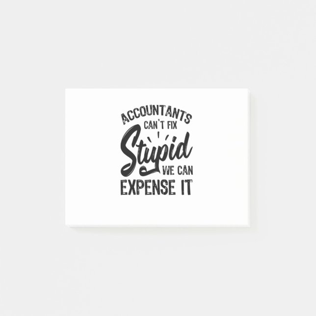 Bloco De Notas Accountants Can Expense It (Frente)