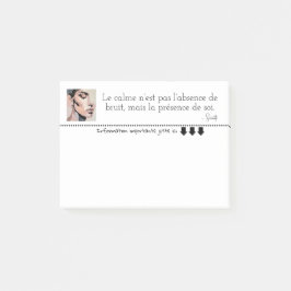 Bloco De Notas Acessante do Retrato féminin pixelisé