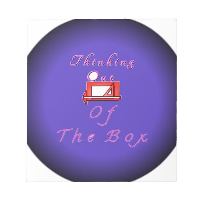 Bloco De Notas Acho que fora da caixa. (Frente)