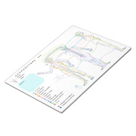 Bloco De Notas Acupuntura de anotações em bloco, acupuntador de g