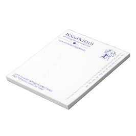 Bloco De Notas Adequado ao cabeçalho da carta do Grande Dane do S