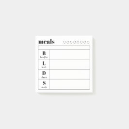 Bloco de Notas Adesivas Simples para Planejamento 