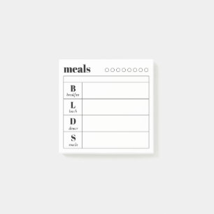 Bloco de Notas Adesivas Simples para Planejamento