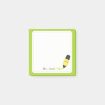 Bloco de Notas Adhesivas Personalizadas para Profe