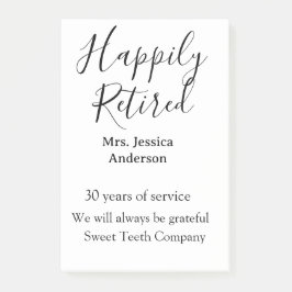 Bloco De Notas Adição de aposentadoria feliz anos de serviço apos