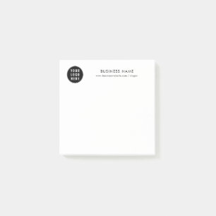 Bloco De Notas Adicionar logotipo comercial e site da empresa per
