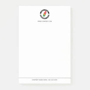 Bloco De Notas Adicionar logotipo personalizado Gerente de negóci