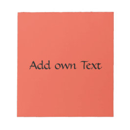 Bloco De Notas Adicionar texto próprio Impresso Na moda Laranja F