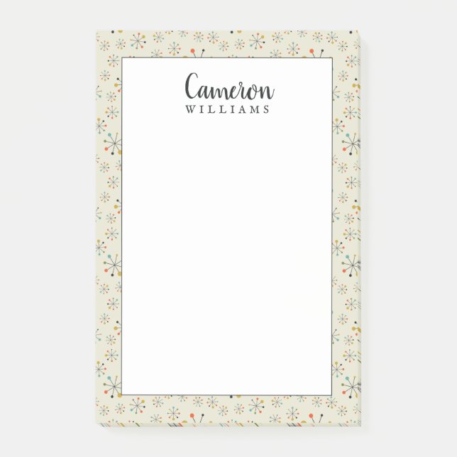 Bloco De Notas Adicione seu atômico conhecido do meio século de | (Frente)