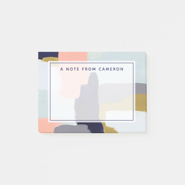 Bloco De Notas Adicione seu nome | Língua (Frente)